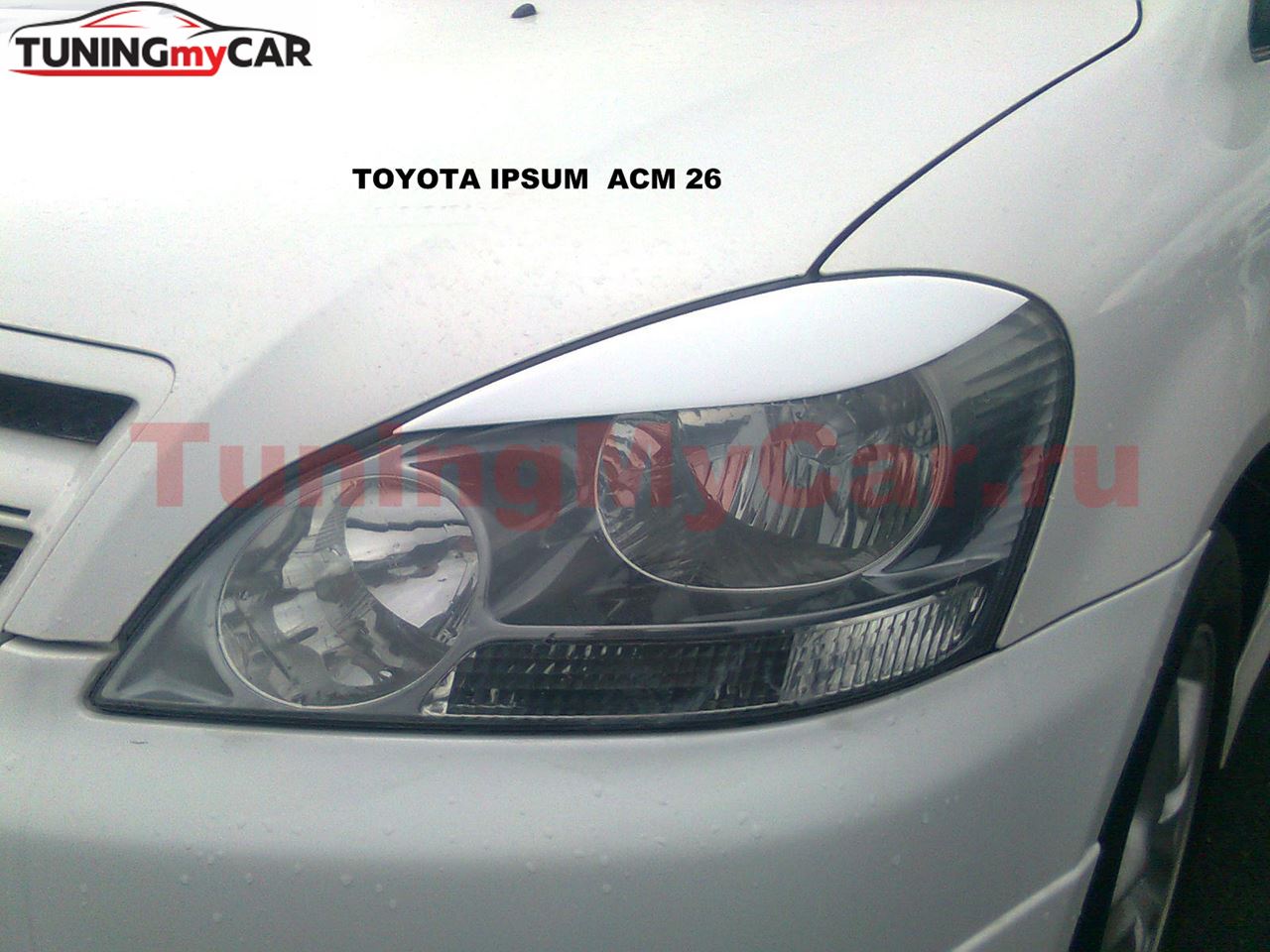 Реснички на фары для Toyota Ipsum ACM 26 2001-2003