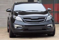 Решетка радиатора для KIA Sportage (3rd) var №1
