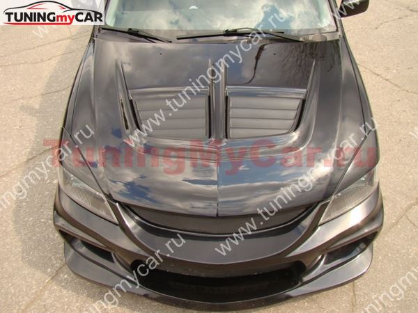 Капот для Mitsubishi Lancer IX в стиле EVO (в сборе)
