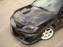 Капот для Mitsubishi Lancer IX в стиле EVO (в сборе)