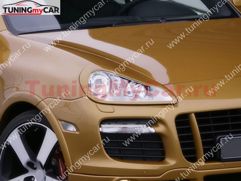 Реснички на фары для Porsche Cayenne 957