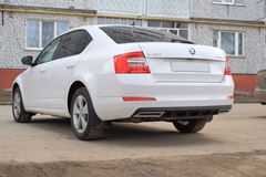 Диффузор заднего бампера для Skoda Octavia III A7 (2013-) 