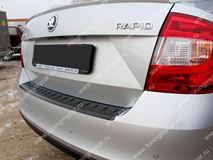 Защитная накладка заднего бампера для Skoda Rapid