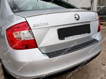 Защитная накладка заднего бампера для Skoda Rapid