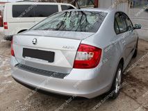 Защитная накладка заднего бампера для Skoda Rapid