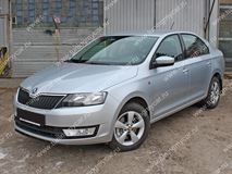 Спойлер переднего бампера для Skoda Rapid
