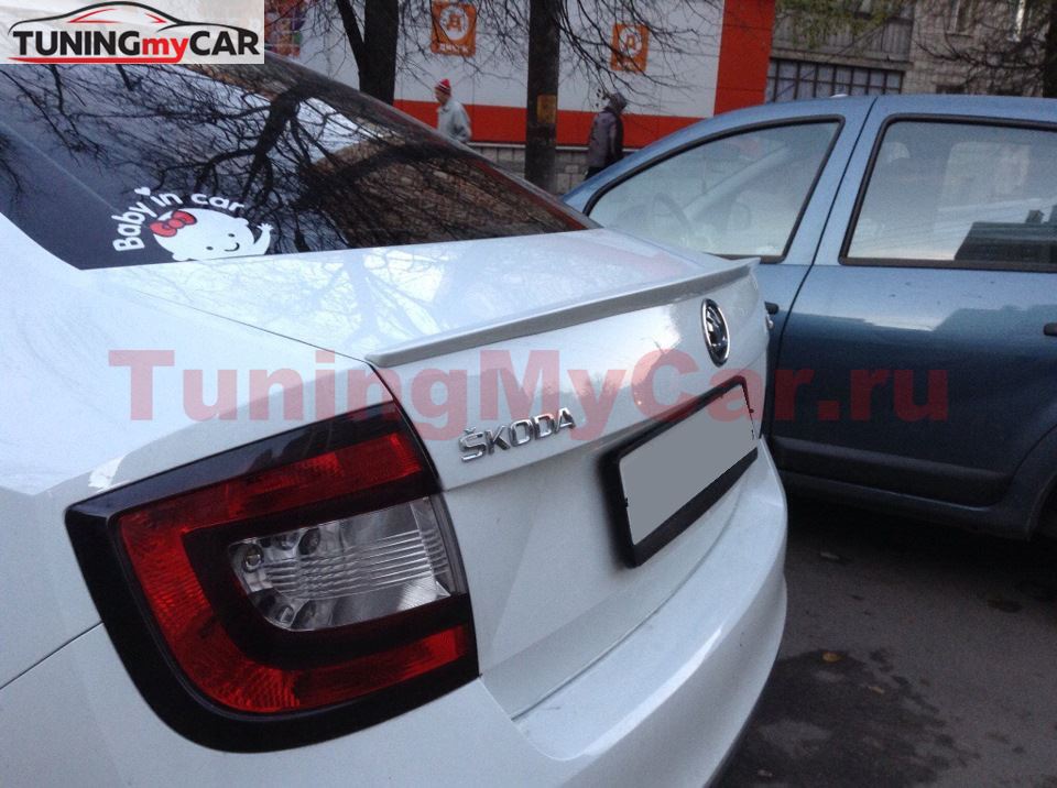 Лип-Спойлер для Skoda Rapid (2012-2021)