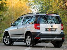 Накладки на пороги Алюминиевый Вид (Взгляд) Skoda Yeti