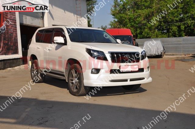 Юбка переднего бампера в стиле JAOS для Toyota LC 150 PRADO