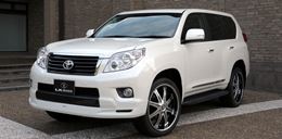 Юбка переднего бампера в стиле LX-Mode для Toyota LC 150 PRADO