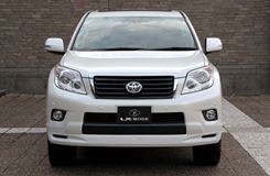 Юбка переднего бампера в стиле LX-Mode для Toyota LC 150 PRADO