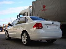 Лип спойлер Redline для VW Polo Sedan