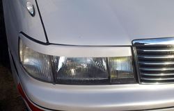 Накладки на передние фары (реснички) для Toyota Crown GZS141 1991-1995