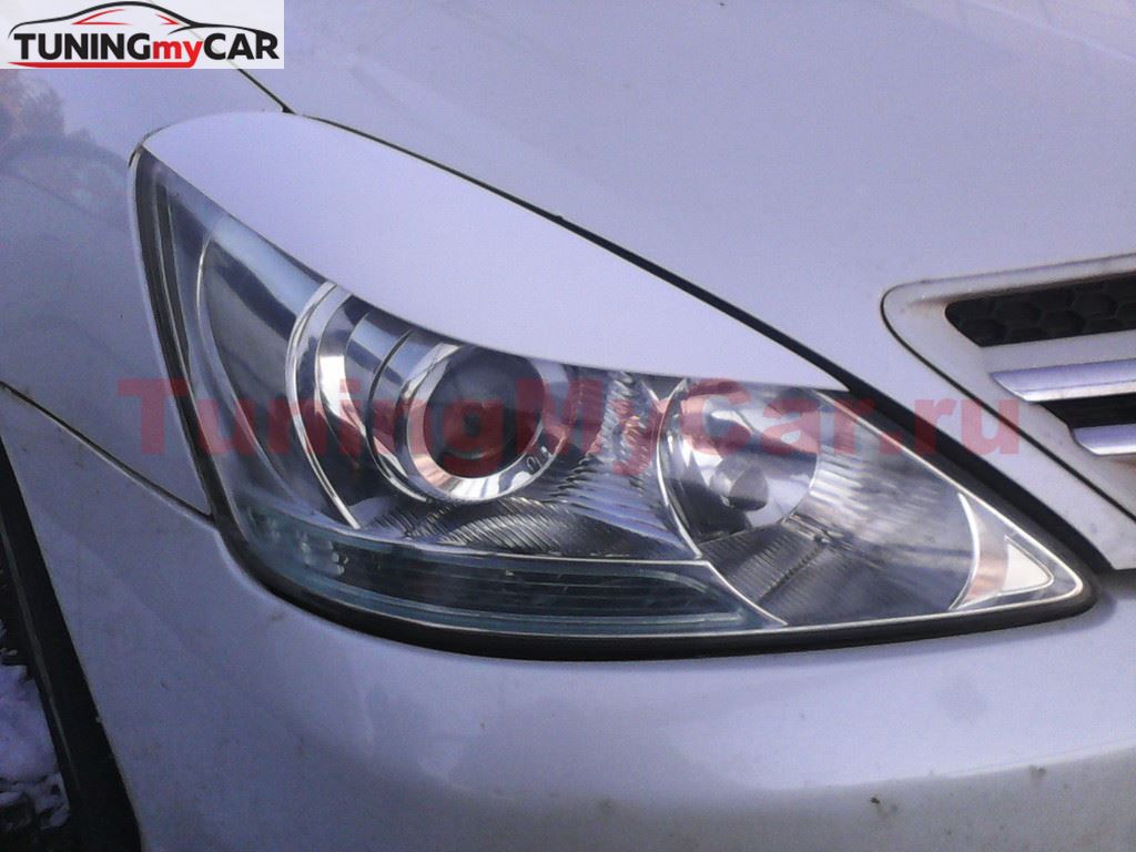 Реснички на фары для Toyota Allion AZT 240 рестайлинг 2004-2007