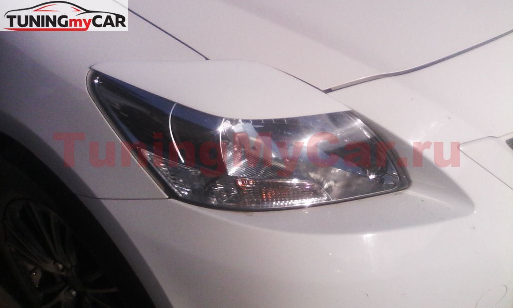 Реснички на фары для Toyota Belta 2005-2012 NCP96