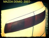 Реснички на фары для Mazda 2, Demio 2002-2007 задние