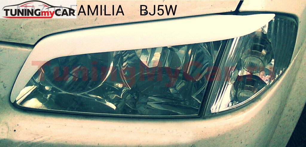 Реснички на фары для Mazda Familia 1998-2000