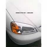 Реснички на фары для Honda Civic ES5 7 поколение 2000 - 2003