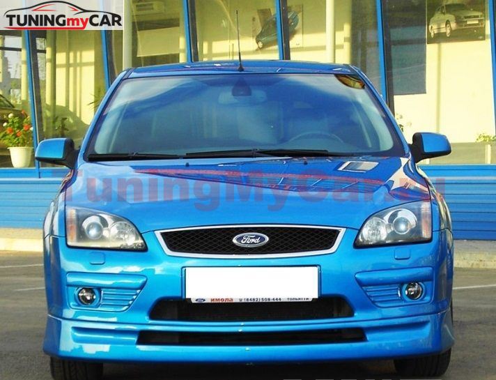 Накладка на передний бампер TOP Line для Ford Focus 2