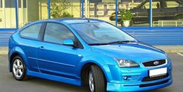 Накладка на передний бампер TOP Line для Ford Focus 2