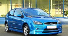 Накладка на передний бампер TOP Line для Ford Focus 2