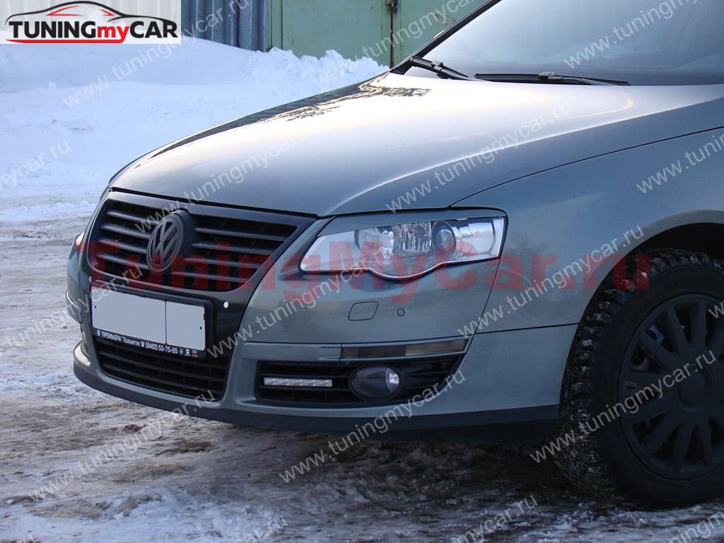 Реснички на фары VW Passat B6