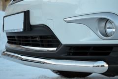 Защита переднего бампера D63 (секции) для Toyota Highlander 2010-2013