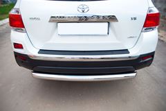 Защита заднего бампера D76(дуга) для Toyota Highlander 2010-2013