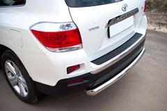 Защита заднего бампера D76(дуга) для Toyota Highlander 2010-2013