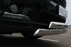 Защита переднего бампера D75х42 (дуга) D75х42 (дуга) для Toyota Highlander 2014-