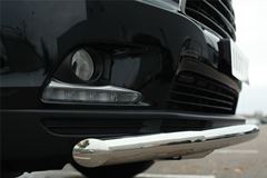 Защита переднего бампера D63 (секции) для Toyota Highlander 2014-