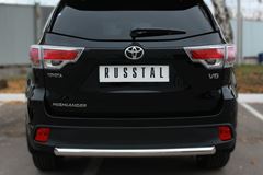 Защита заднего бампера D63 (дуга) для Toyota Highlander 2014-
