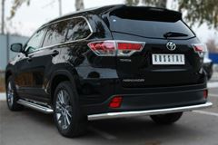 Защита заднего бампера D63 (секции) для Toyota Highlander 2014-