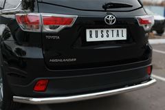 Защита заднего бампера D63 (секции) для Toyota Highlander 2014-