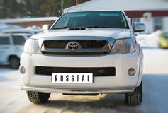 Защита переднего бампера D63 (дуга) для Toyota Hilux 2009-2014