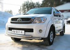 Защита переднего бампера D63/63 (дуга) для Toyota Hilux 2009-2014