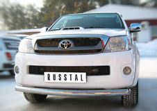 Защита переднего бампера D76 (дуга) для Toyota Hilux 2009-2014
