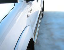 Пороги труба D76 (вариант 3) для Toyota Hilux 2009-2014