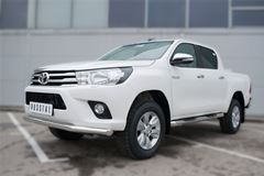 Защита переднего бампера D76 (секции) для Toyota Hilux 2015-