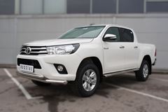 Защита переднего бампера D76 (секции) D63 (дуга) для Toyota Hilux 2015-