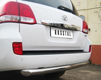 Защита заднего бампера D76 для Toyota Land Cruiser 200 2007-2011