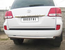 Защита заднего бампера D76 для Toyota Land Cruiser 200 2007-2011