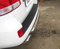 Защита заднего бампера D76/63 для Toyota Land Cruiser 200 2007-2011