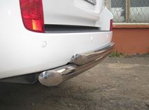 Защита заднего бампера D76/63 для Toyota Land Cruiser 200 2007-2011
