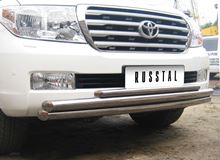Защита переднего бампера D63\63\42 для Toyota Land Cruiser 200 2007-2011
