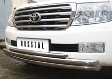 Защита переднего бампера D63\63\42 для Toyota Land Cruiser 200 2007-2011