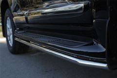 Защита порогов D42 для Toyota Land Cruiser 200 (рестайлинг 2014 г.) 
