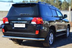 Защита заднего бампера D76 (секции) для Toyota Land Cruiser 200 2012-2015