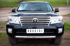 Защита переднего бампера 76 для Toyota Land Cruiser 200 2012-2015