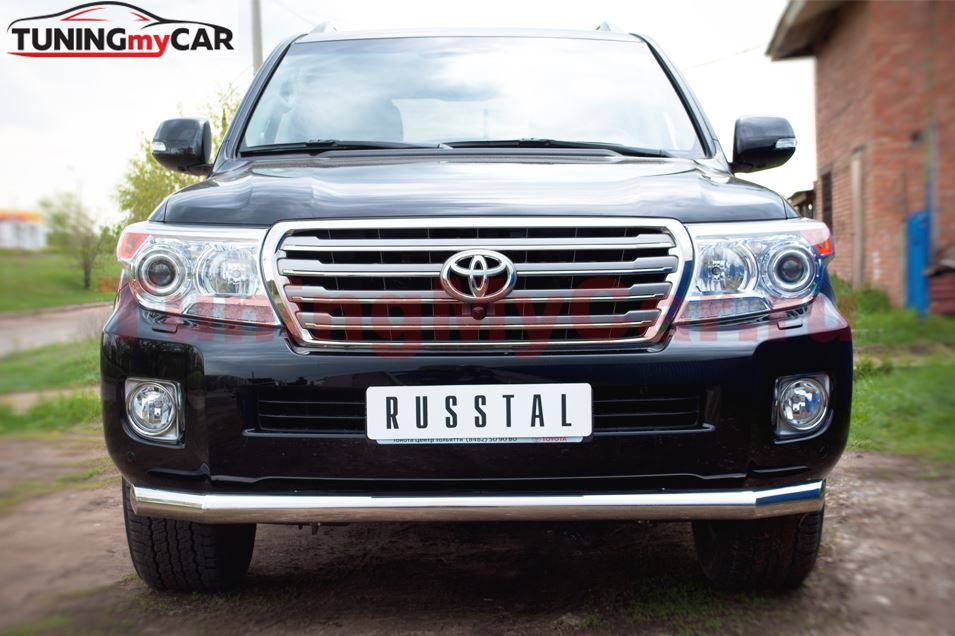 Защита переднего бампера 76L для Toyota Land Cruiser 200 2012-2015